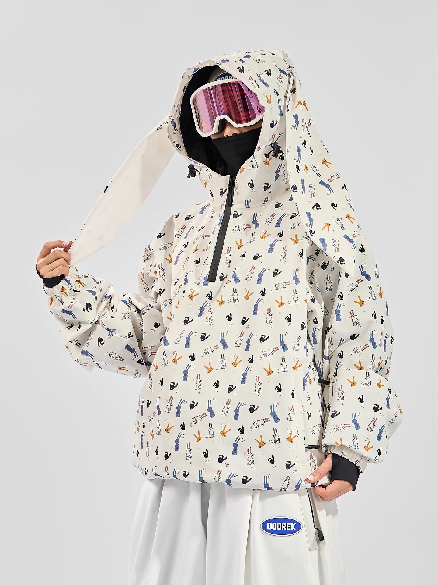 Bunny Ear 15K/10K Pullover Snow Anorak/Jacket - Unisex | Doorek