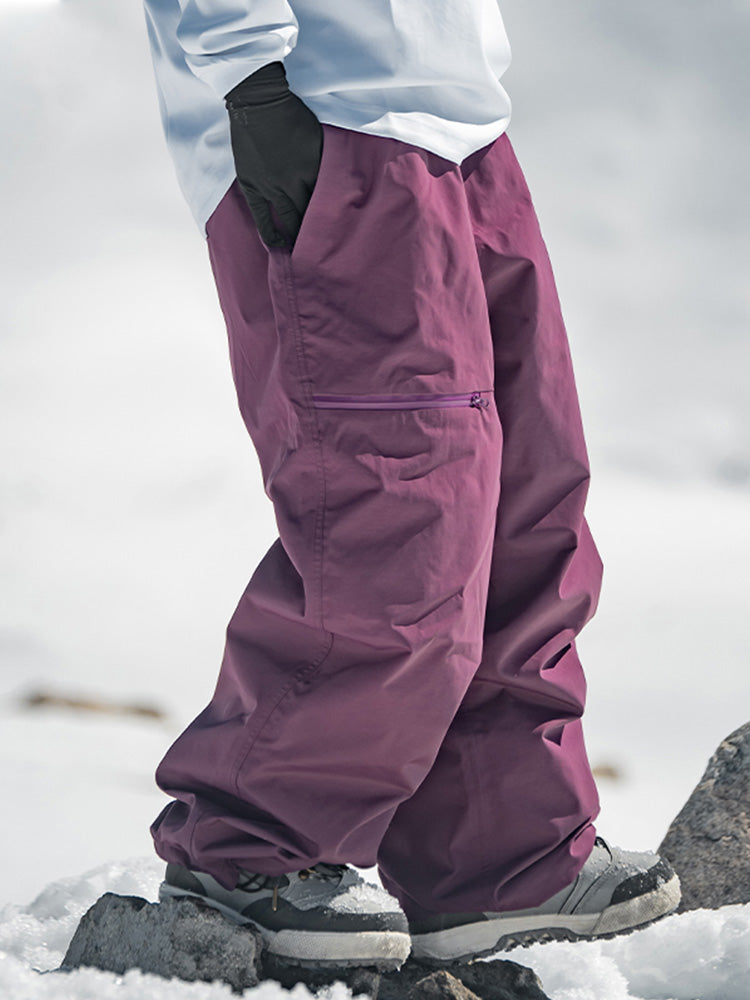 ChillMotion All-Weather Baggy Cargo Snowboard Pants – Unisex | John Snow