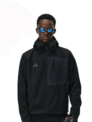 Color-Block Water-Repellent Softshell Hooded Jacket – Unisex | FPA