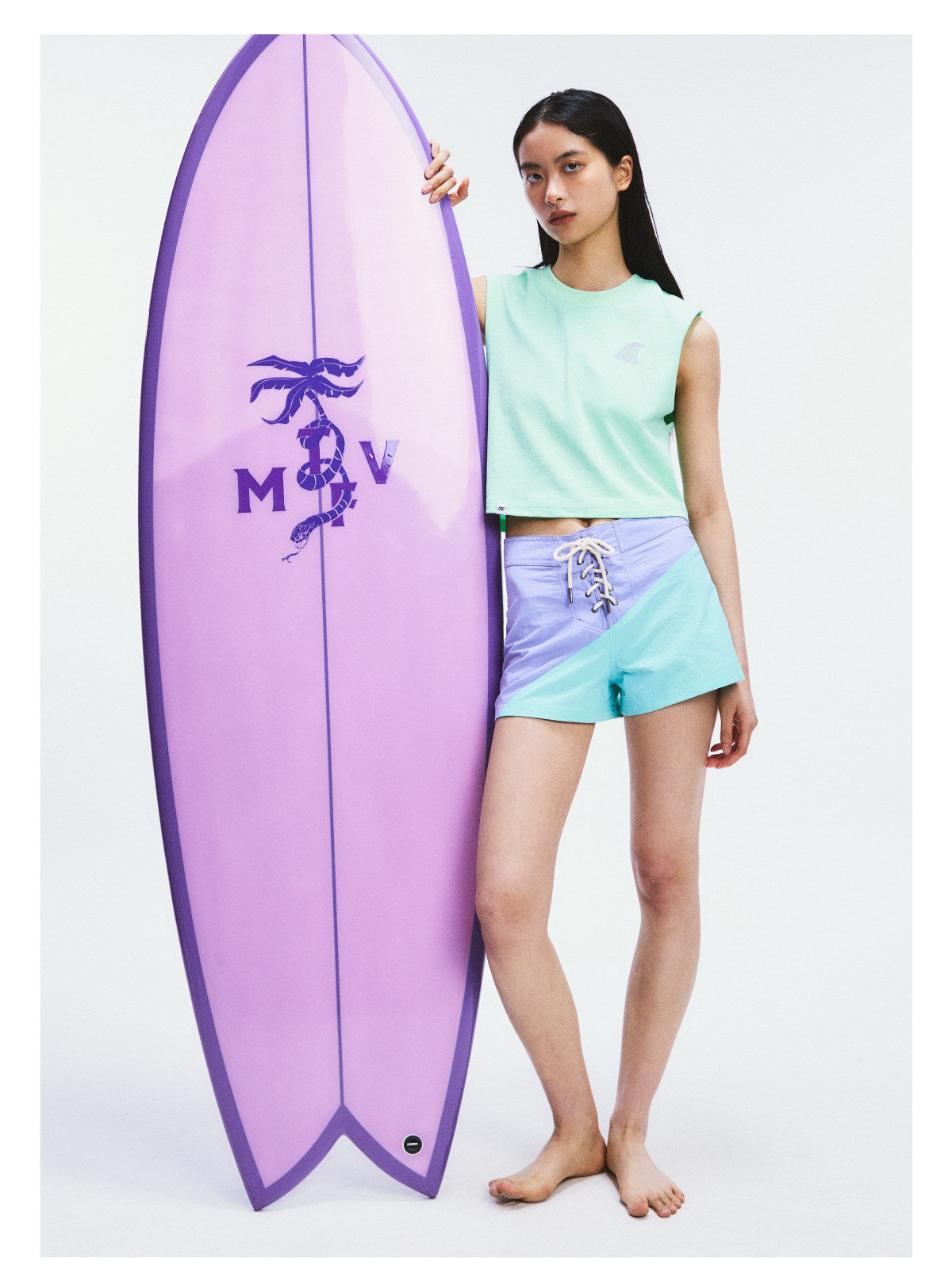 Quick-Dry Colorblock Lace-Up Surf Shorts – Women’s | MOUNTAINFEVER