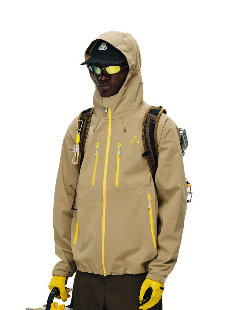 Rain Shield Double-Zipper Fully Taped Shell Jacket – Unisex | FPA