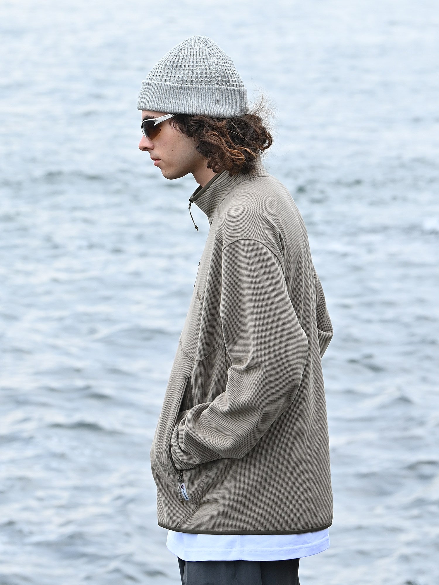 360G Waffle 5A Antibacterial Zip Sweatshirt – Unisex | NOTHOMME