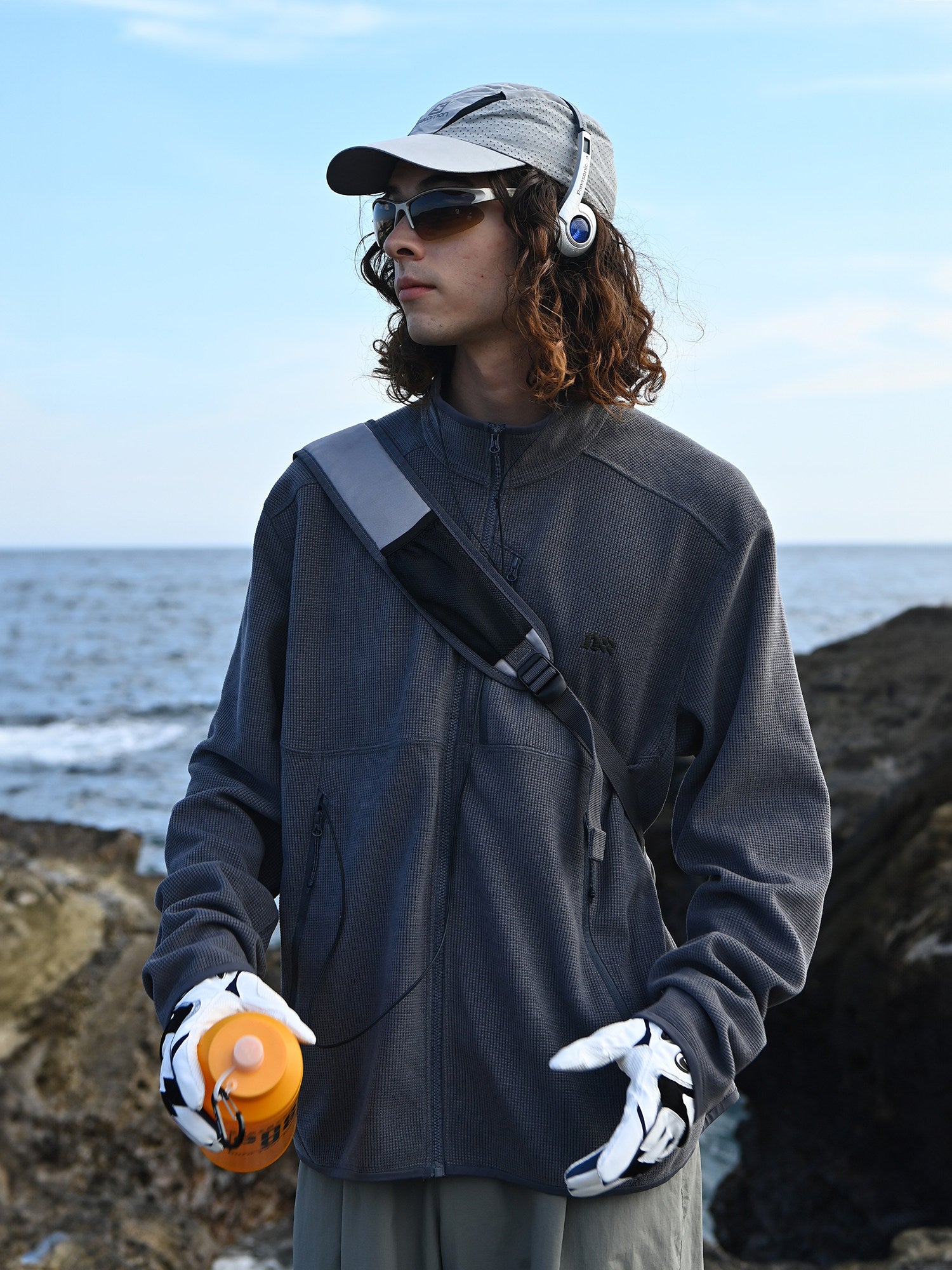 360G Waffle 5A Antibacterial Zip Sweatshirt – Unisex | NOTHOMME