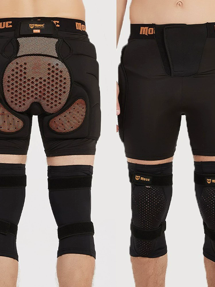 Hip Protection Shorts with Hip & Knee Pads – Unisex | Doorek