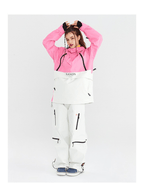 Insulated Colorblock Hooded Ski Jacket - Women's | NANDN
