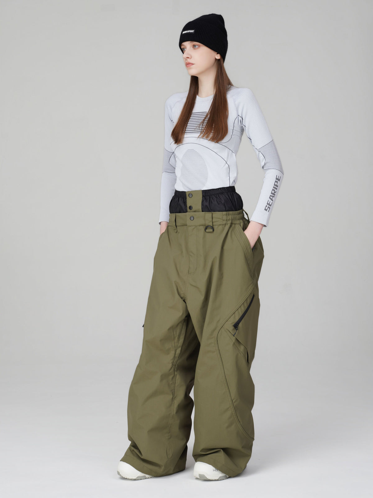 3L Baggy Mountain Cargo Snow Pants – Unisex | Searipe