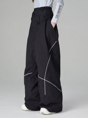 Pro 23K 3L High-Waist Baggy Snow Pants – Unisex | Searipe