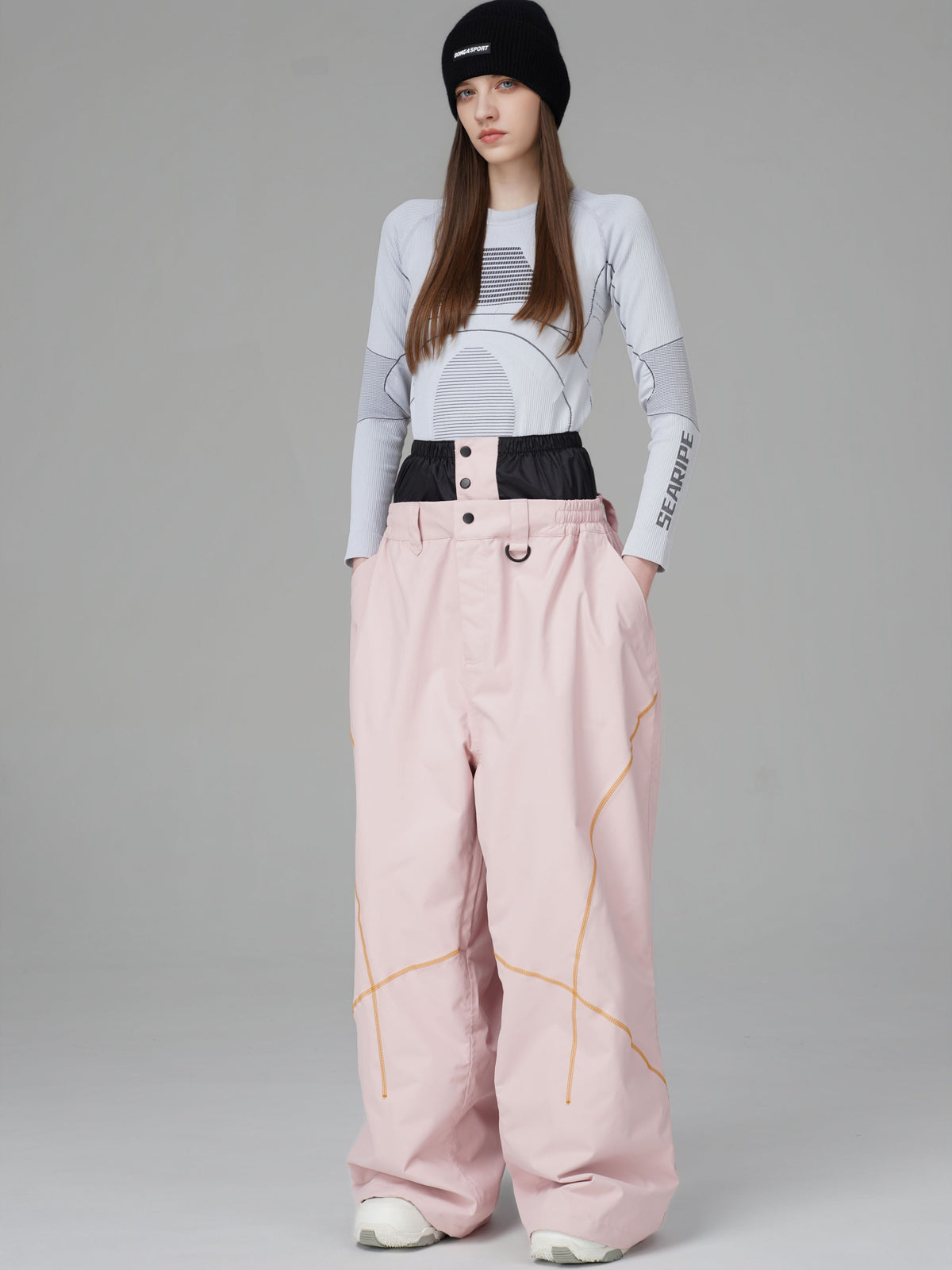 Pro 23K 3L High-Waist Baggy Snow Pants – Unisex | Searipe