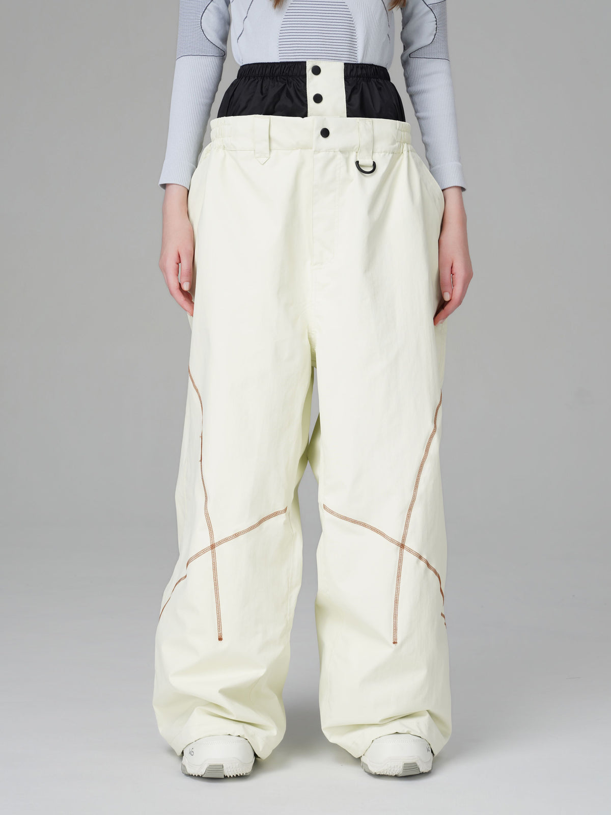 Pro 23K 3L High-Waist Baggy Snow Pants – Unisex | Searipe