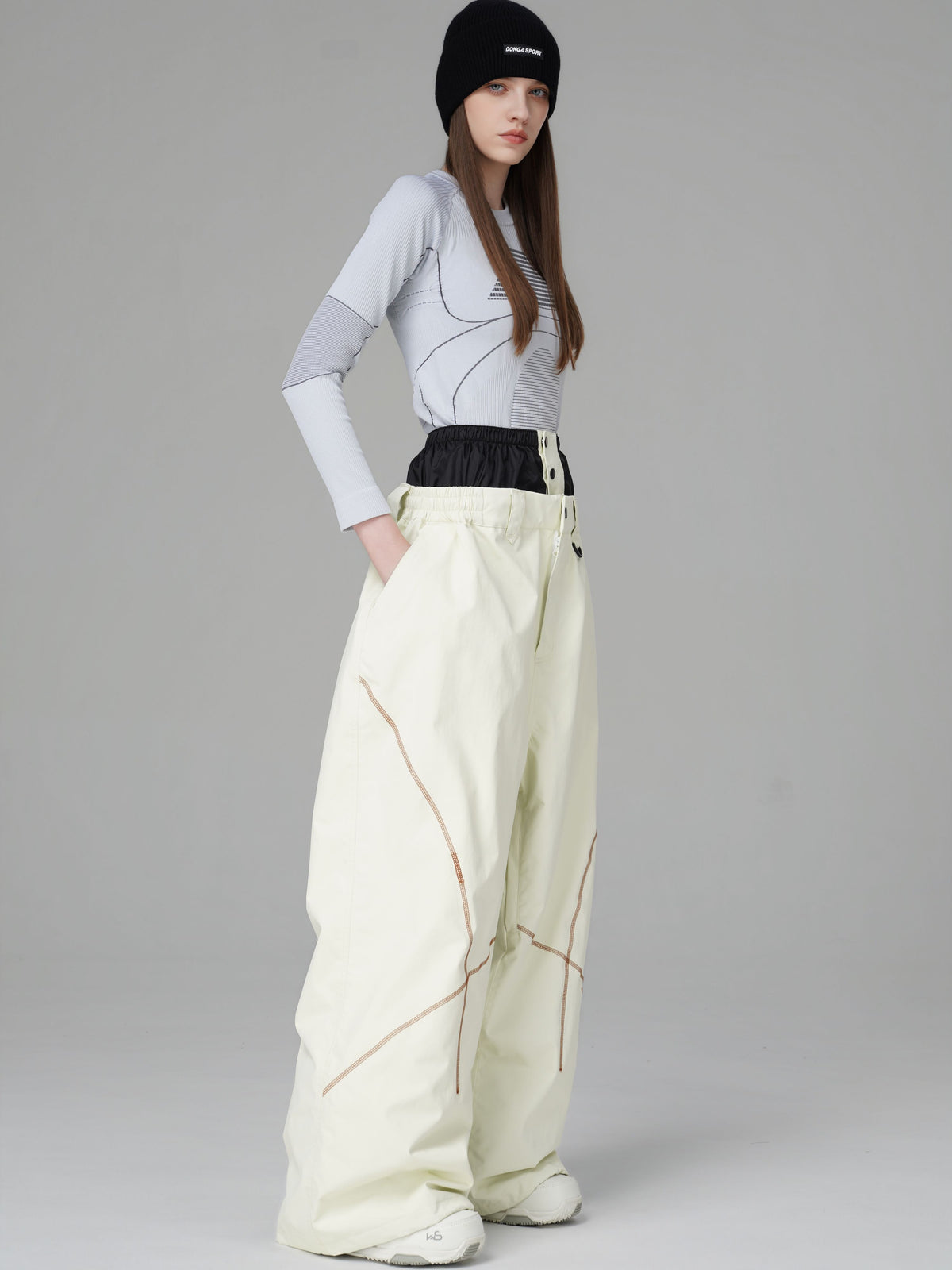 Pro 23K 3L High-Waist Baggy Snow Pants – Unisex | Searipe