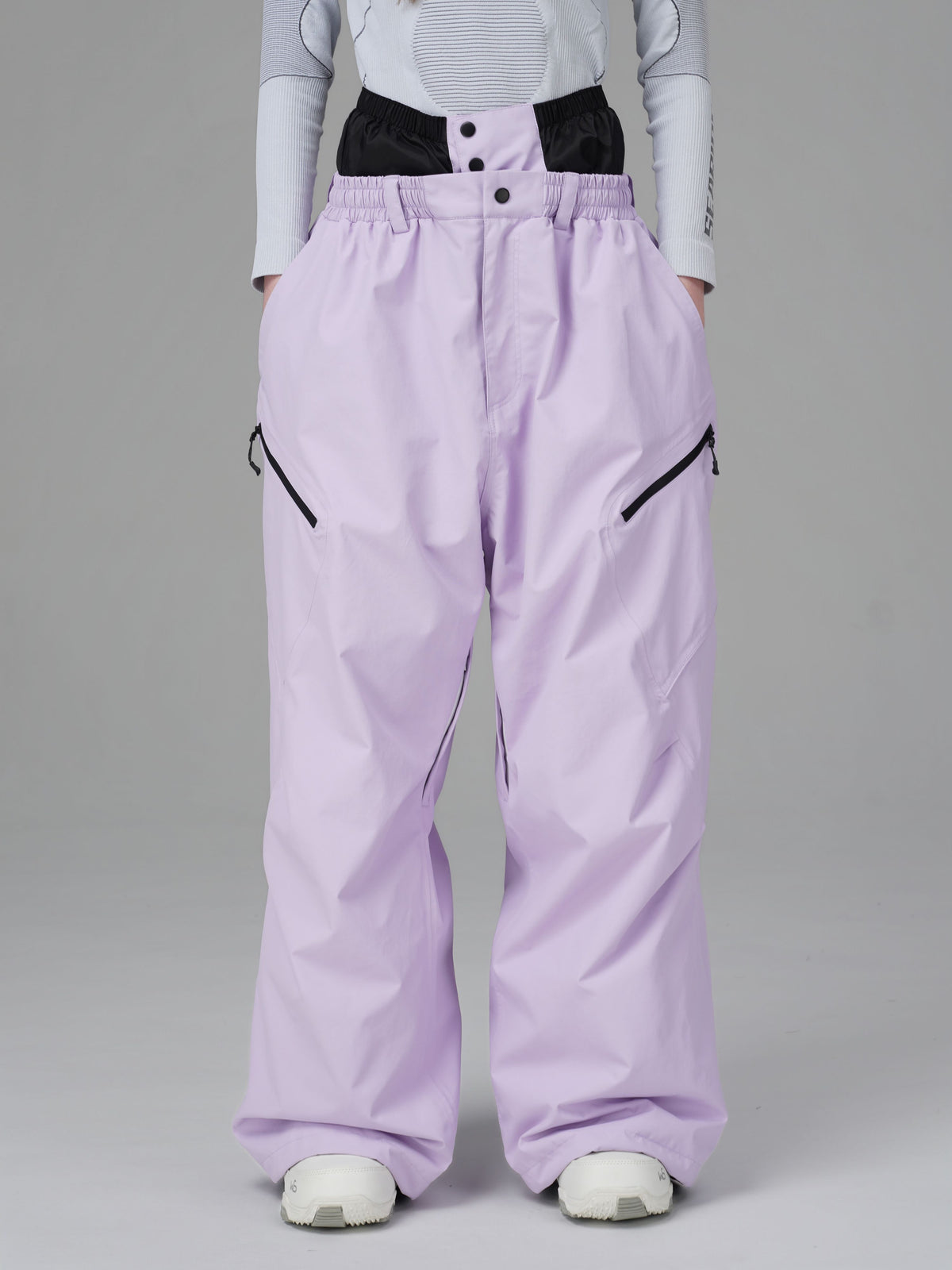 3D Articulated Wide-Leg Snow Pants – Unisex | Searipe