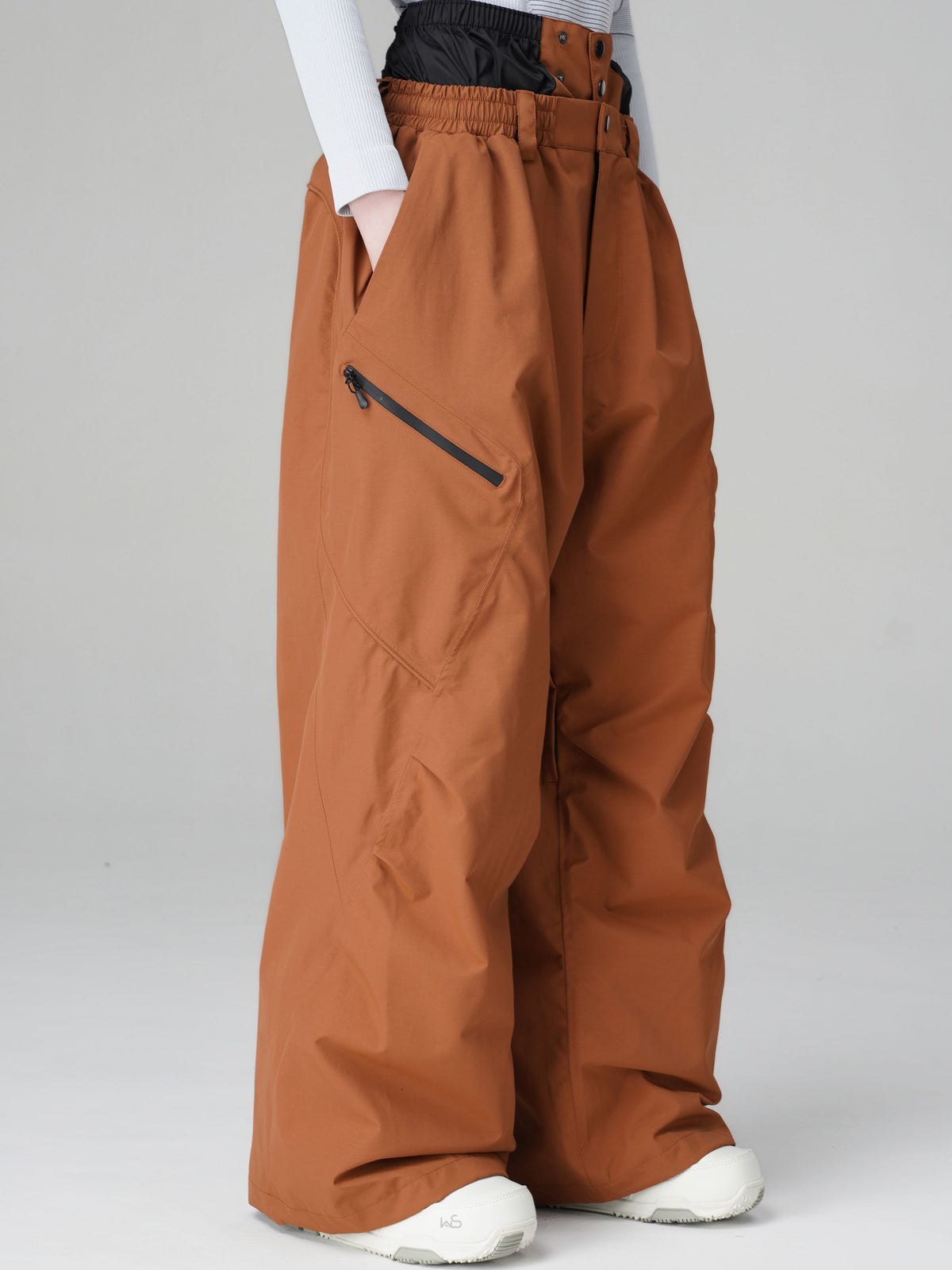 3D Articulated Wide-Leg Snow Pants – Unisex | Searipe