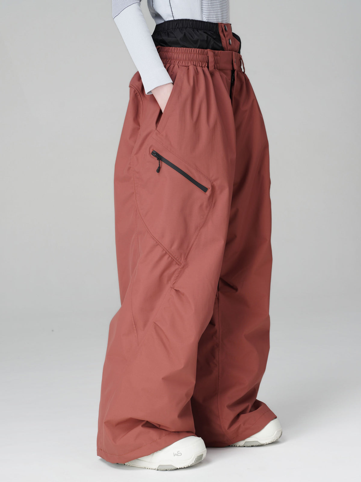 3D Articulated Wide-Leg Snow Pants – Unisex | Searipe