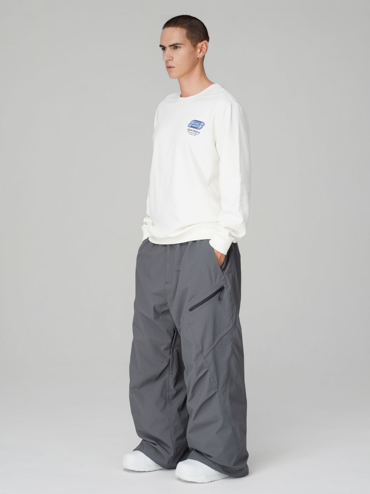 3D Articulated Wide-Leg Snow Pants – Unisex | Searipe