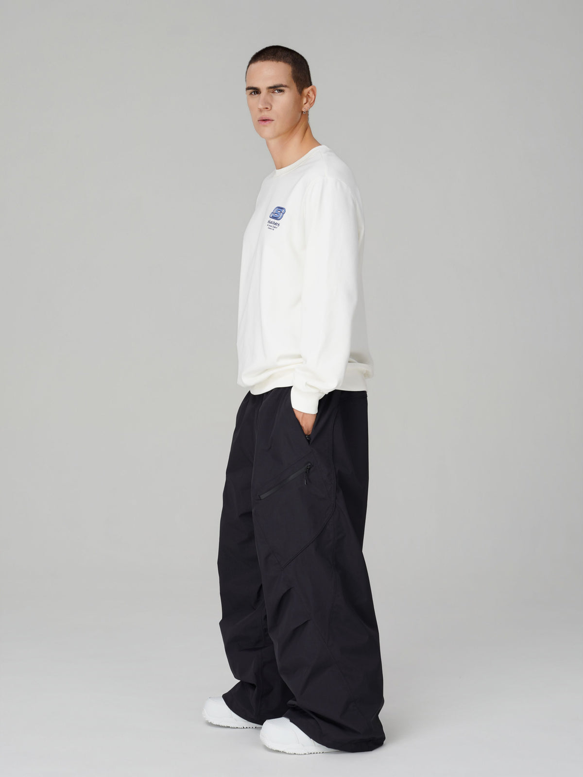3D Articulated Wide-Leg Snow Pants – Unisex | Searipe