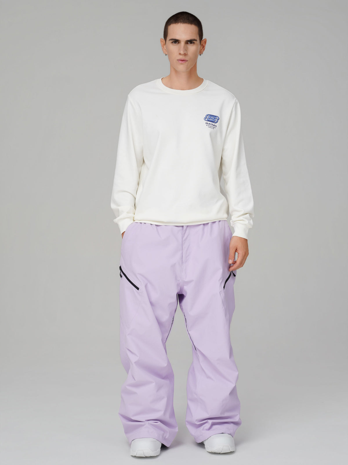 3D Articulated Wide-Leg Snow Pants – Unisex | Searipe
