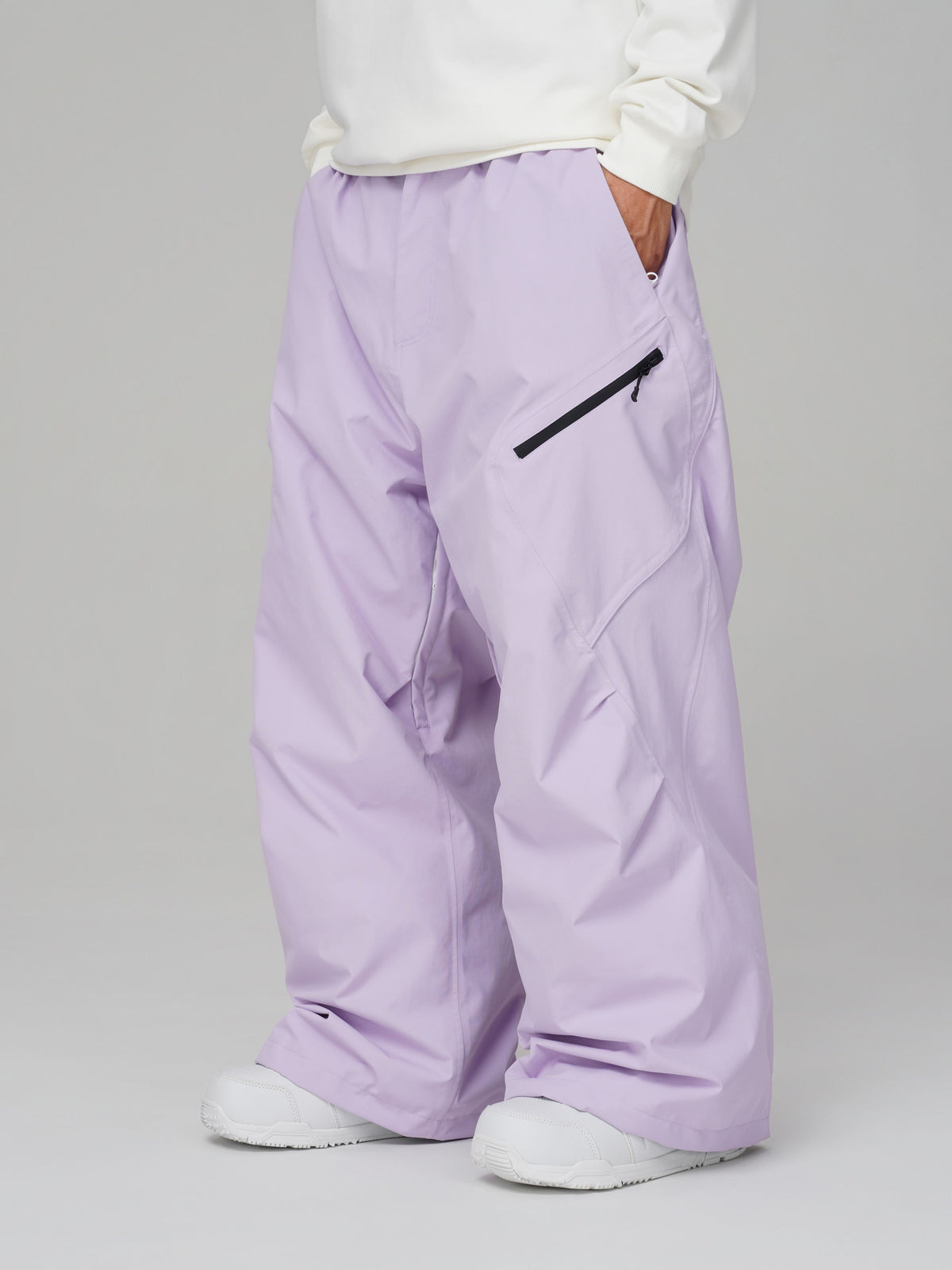 3D Articulated Wide-Leg Snow Pants – Unisex | Searipe