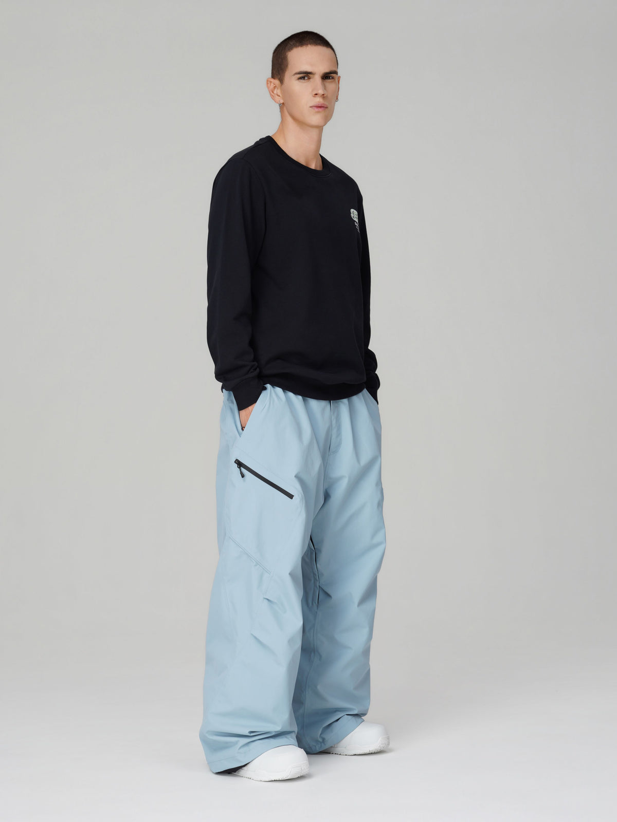 3D Articulated Wide-Leg Snow Pants – Unisex | Searipe