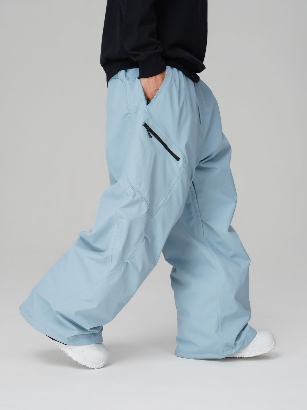 3D Articulated Wide-Leg Snow Pants – Unisex | Searipe