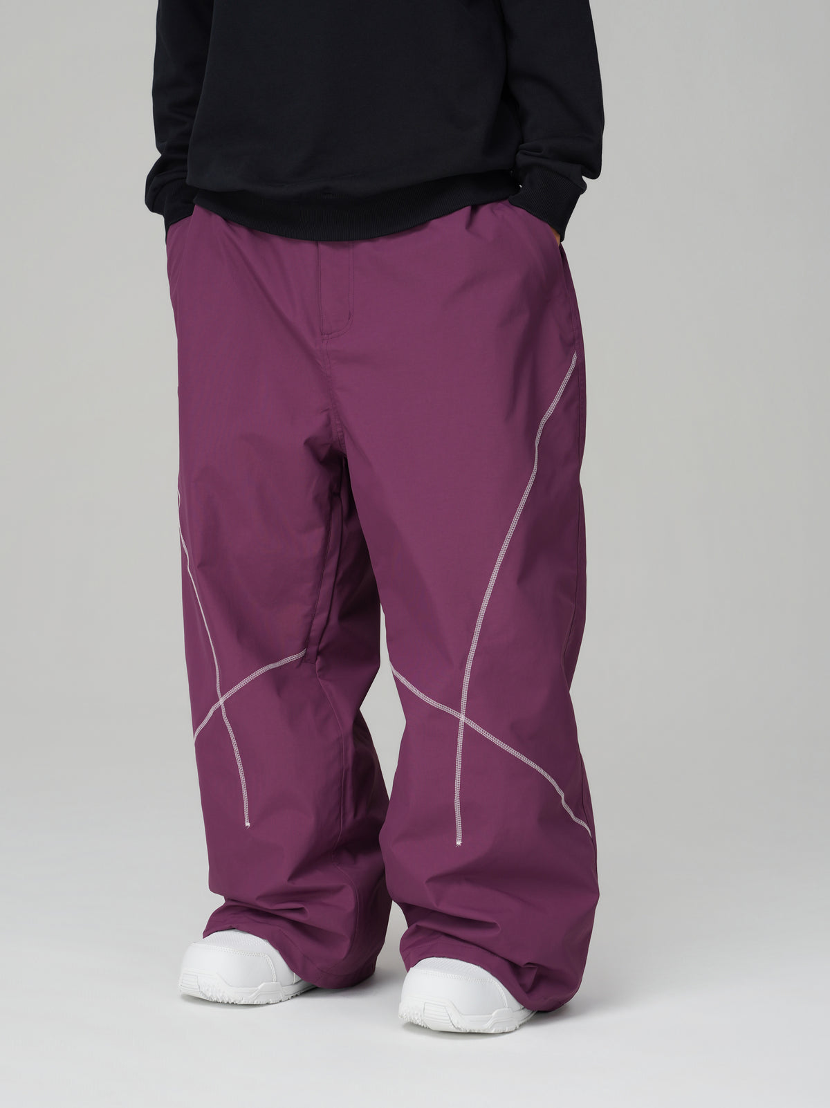 Pro 23K 3L High-Waist Baggy Snow Pants – Unisex | Searipe