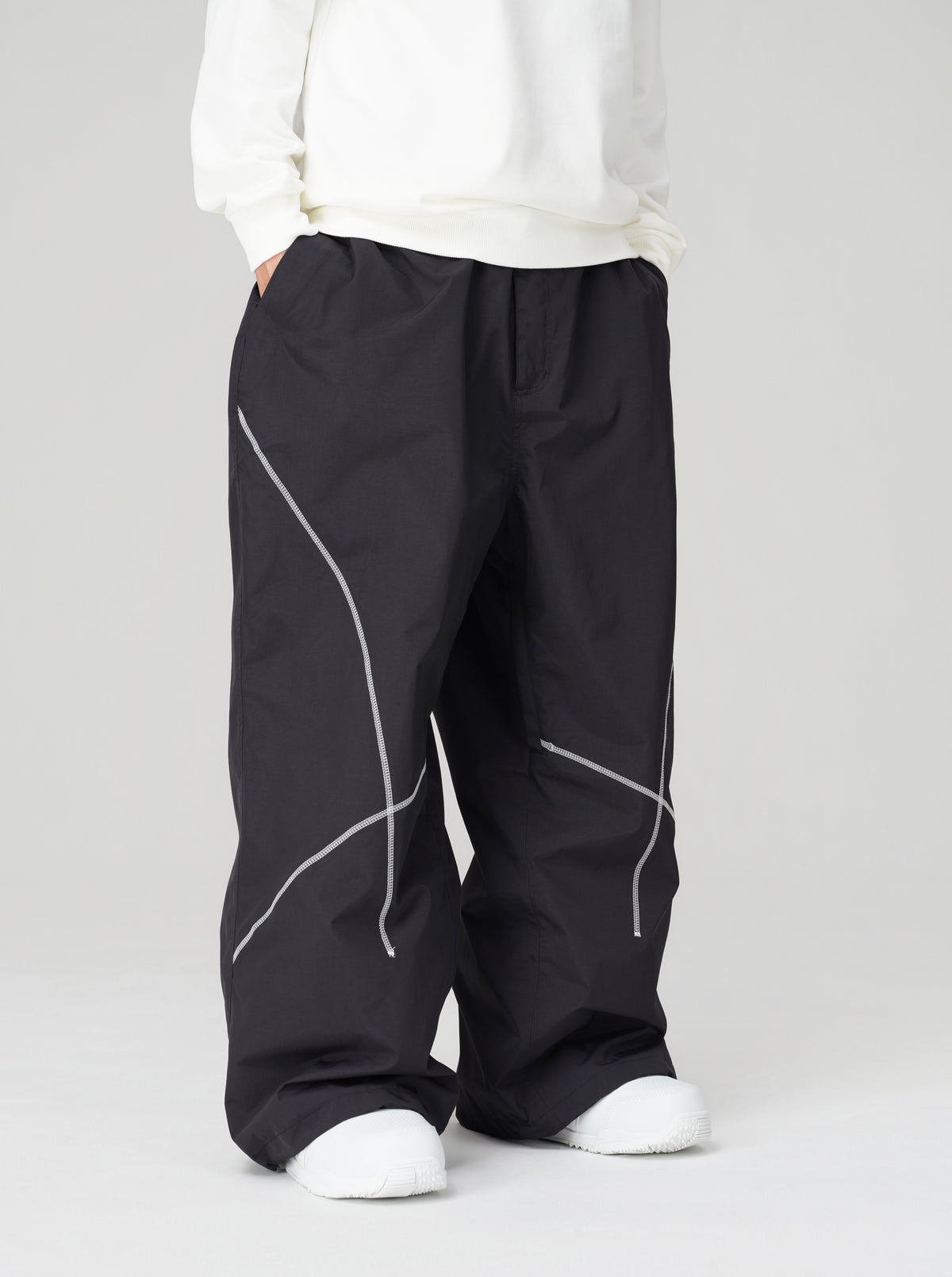 Pro 23K 3L High-Waist Baggy Snow Pants – Unisex | Searipe