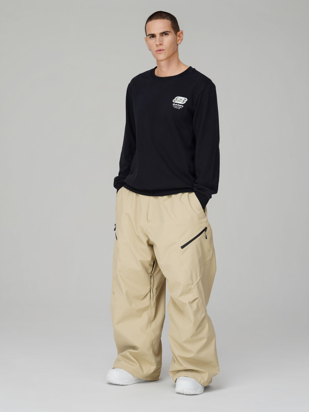3D Articulated Wide-Leg Snow Pants – Unisex | Searipe