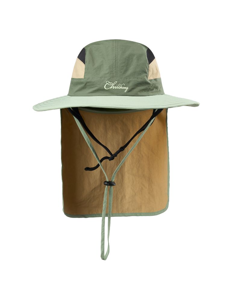 Wide Brim Convertible Surf Sun Hat with Neck Cover – Unisex | ChillHang