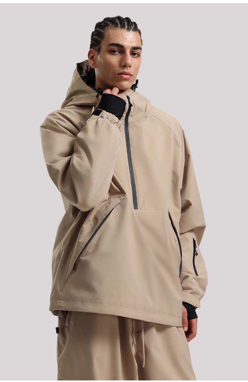 Minimalist Insulated Snow Anorak/Jacket - Men's | Gsou Snow