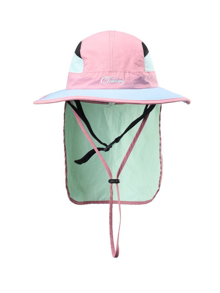 Wide Brim Convertible Surf Sun Hat with Neck Cover – Unisex | ChillHang