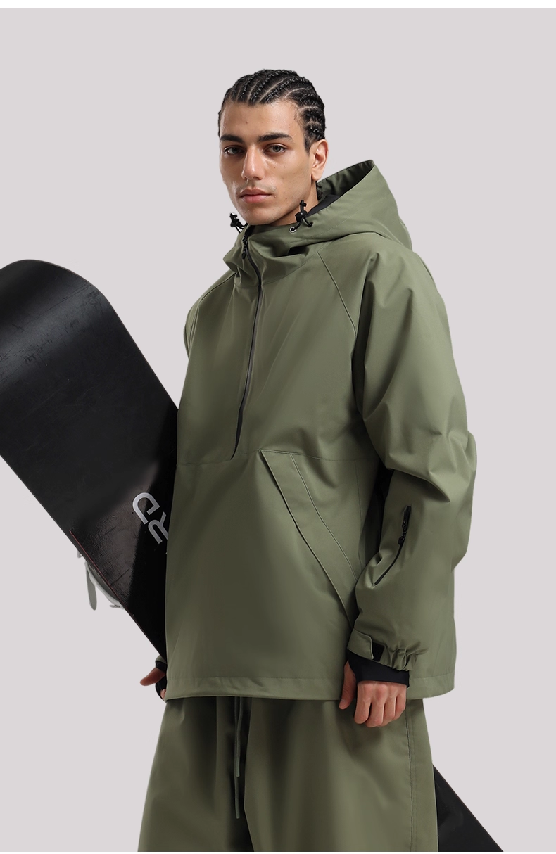 Minimalist Insulated Snow Anorak/Jacket - Men's | Gsou Snow