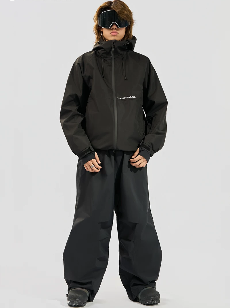 3L Curved Baggy Snowboard & Ski Pants – Unisex | Doorek