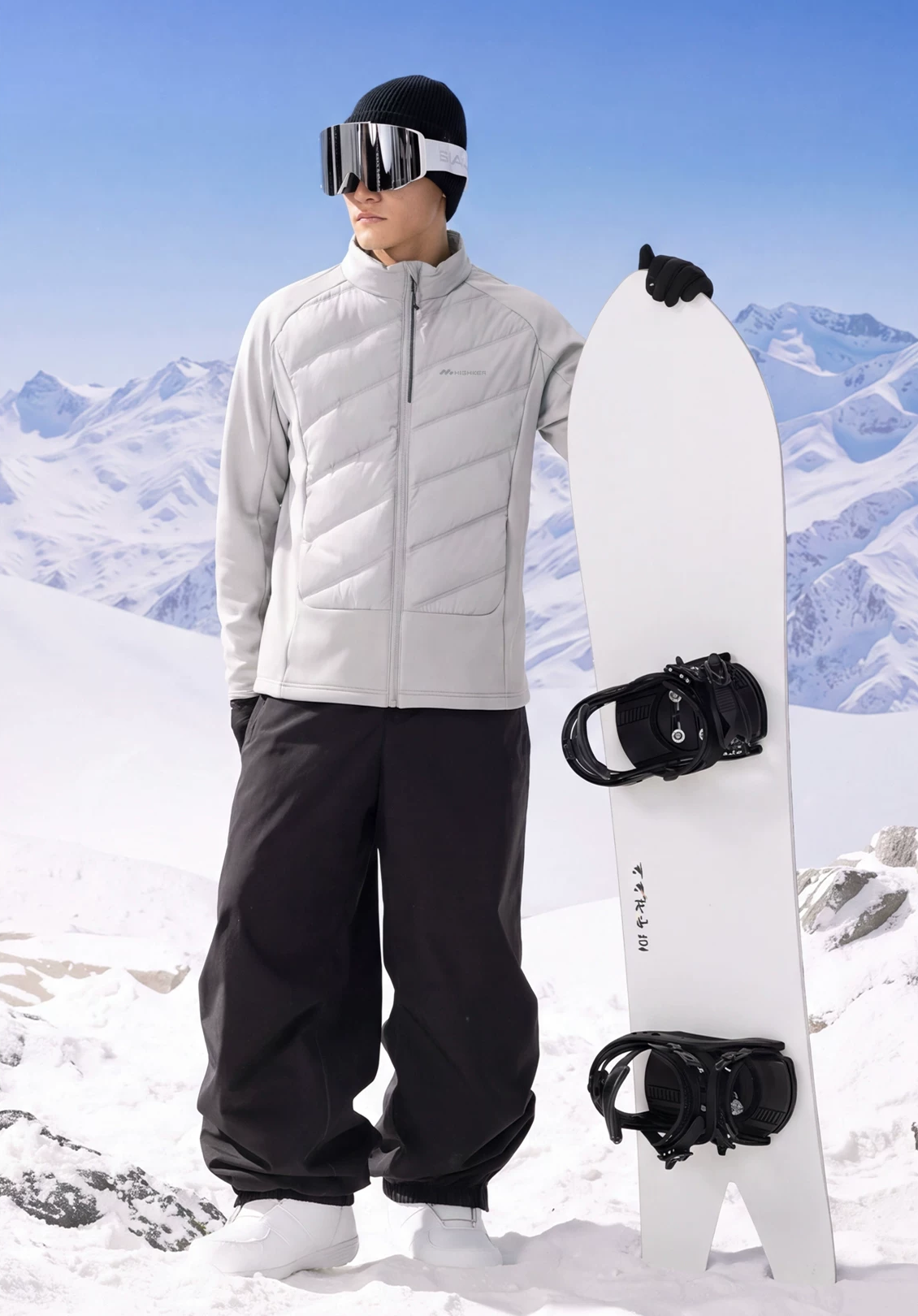 90% White Duck Down Hybrid Ski Mid Layer – Men's | High Experience