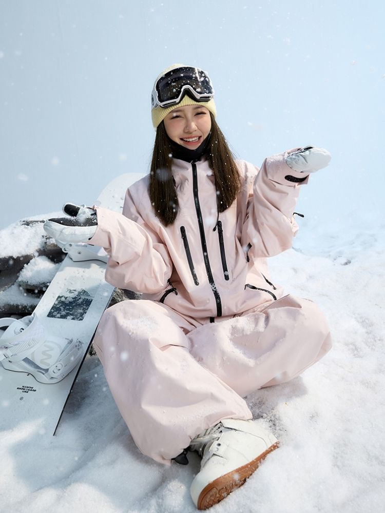 Pink 3L Winter Snow Pants - Women's | NANDN