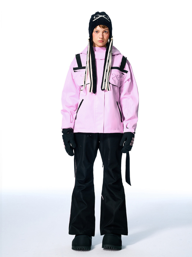 Split Flare Bibs Pants – Women’s | BCG