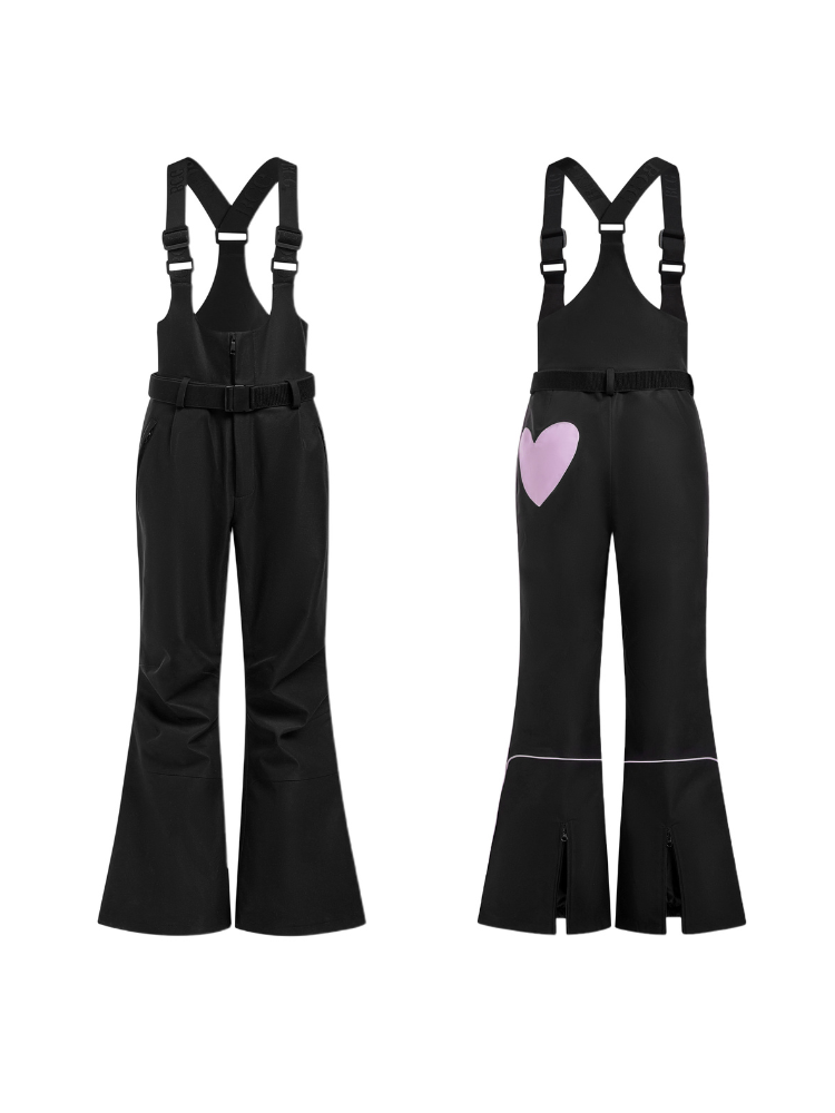 Split Flare Bibs Pants – Women’s | BCG