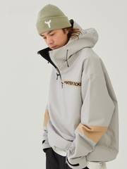 Winter Ticket Grey Freeride 3L Pullover Jacket [Limited Region] Grey XL Winter Ticket | Snowears.com
