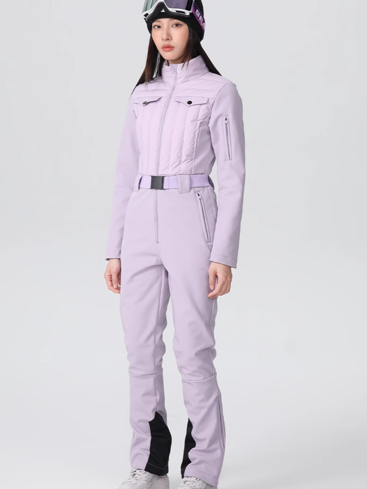 Luxe Insulated Slim-Fit Ski Jumpsuit - Women's | Searipe