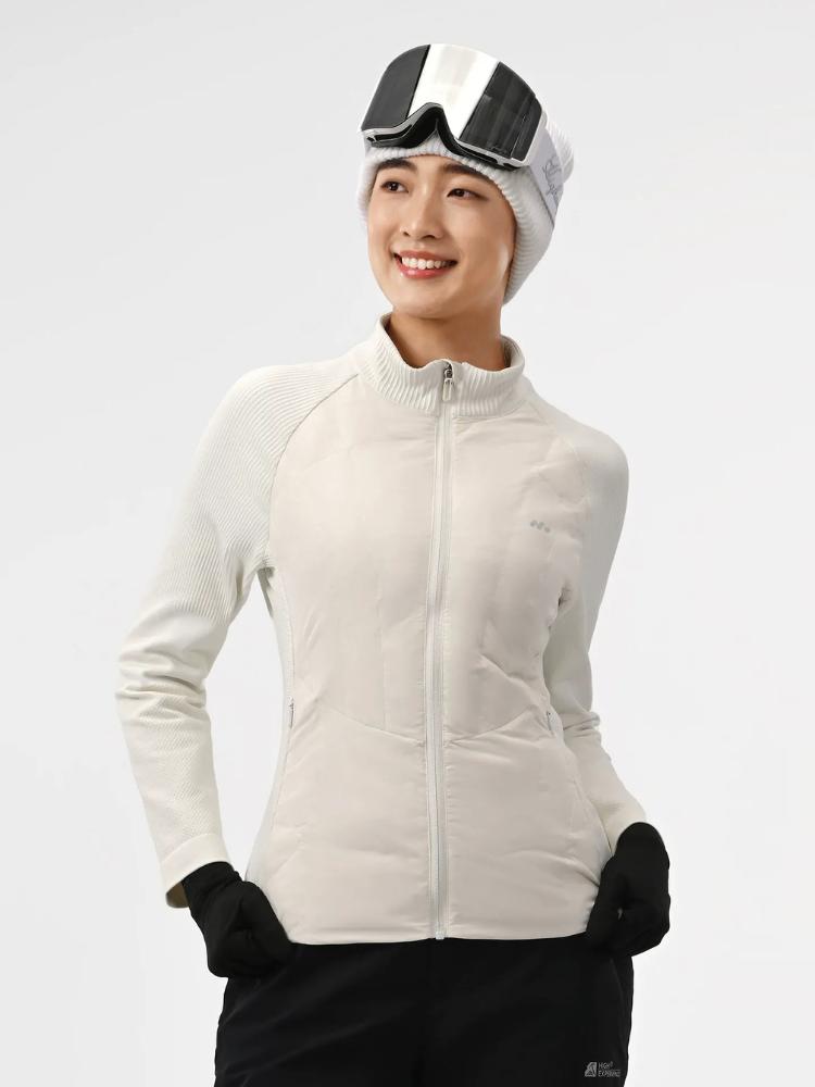 90% White Duck Down Hybrid Ski Midlayer – Women's| High Experience