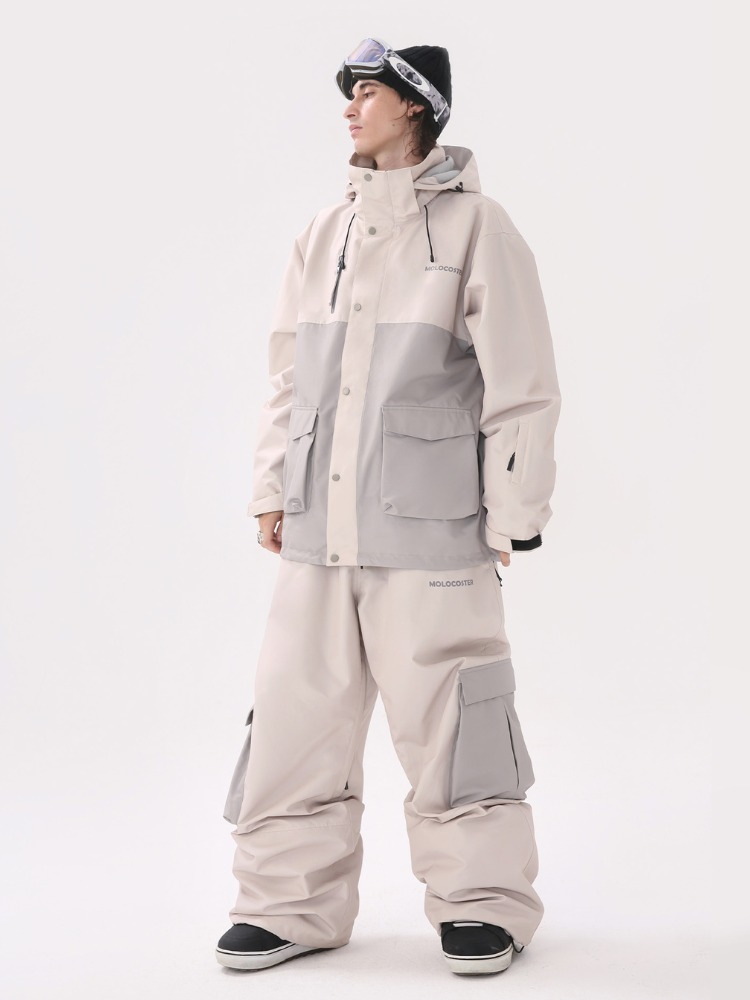 3L Candy Patchwork Insulated Ski Suit – Unisex | Molocoster