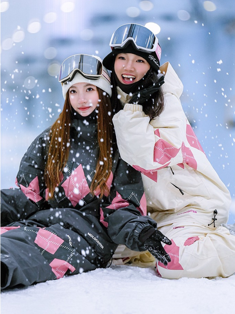 Molocoster Diamond Plaid 3-Layer Snowsuit – Unisex