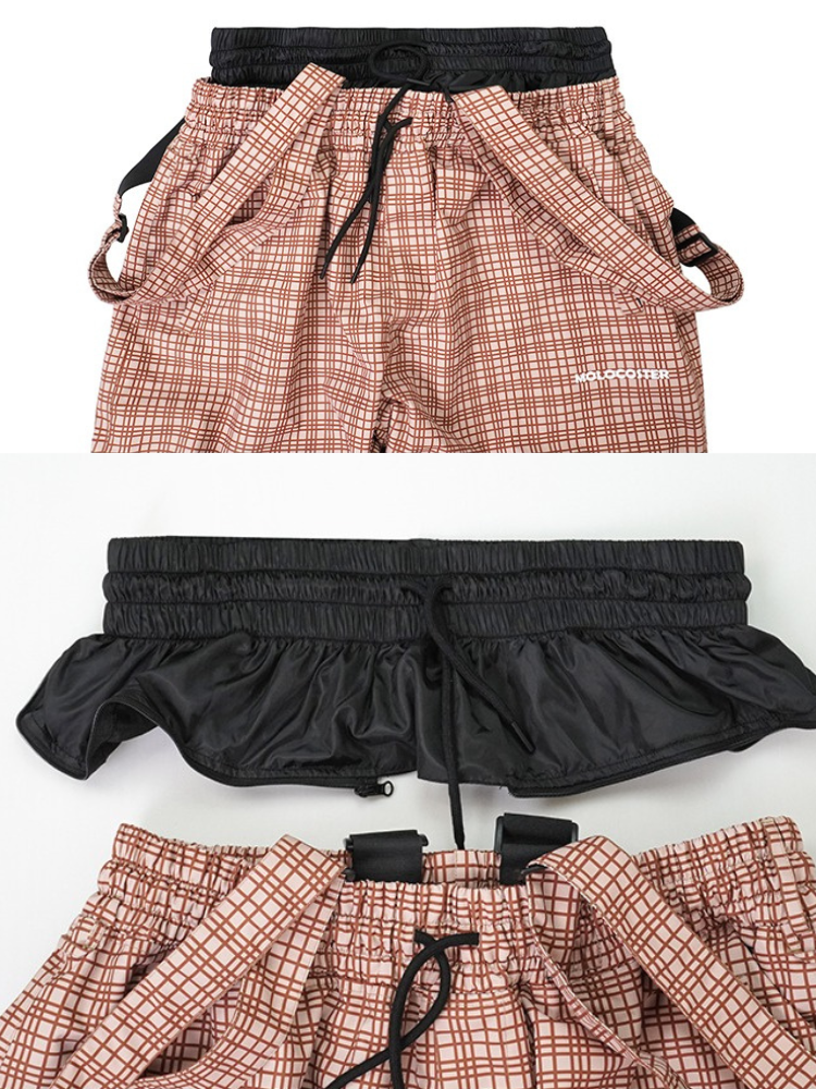 Molocoster Checkered Insulated Snow Pants – Unisex