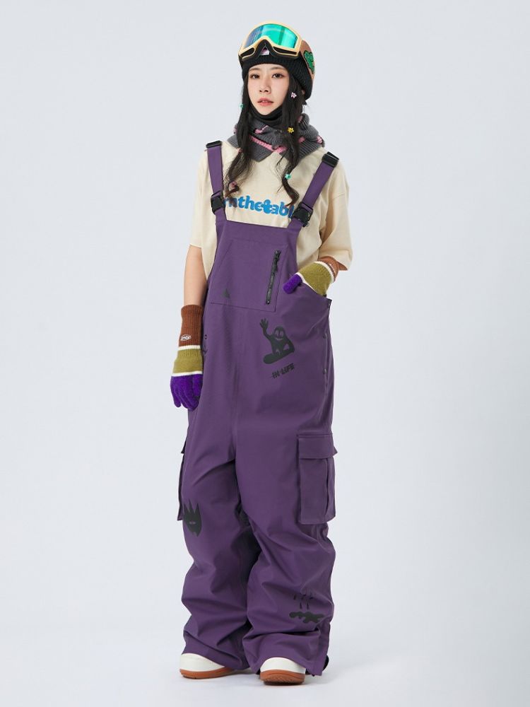 Graffiti 10K Baggy Bib Pants – Unisex | NANDN