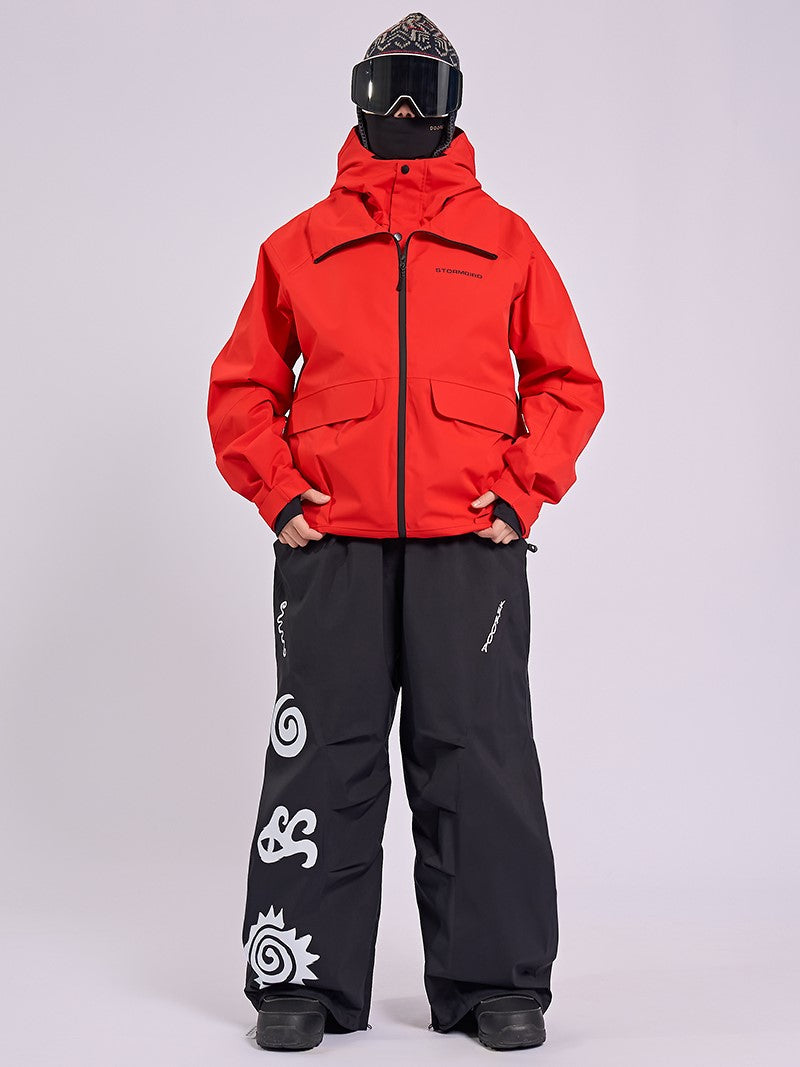 2L Stormbird Baggy Dual-Collar Insulated Ski Jacket - Unisex | Doorek