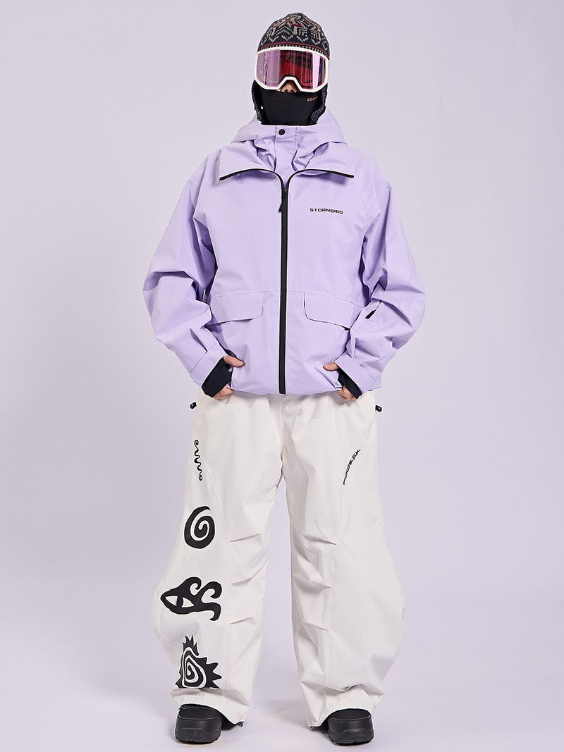 2L Stormbird Baggy Dual-Collar Insulated Ski Jacket - Unisex | Doorek