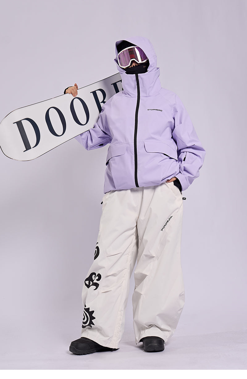 2L Stormbird Baggy Dual-Collar Insulated Ski Jacket - Unisex | Doorek