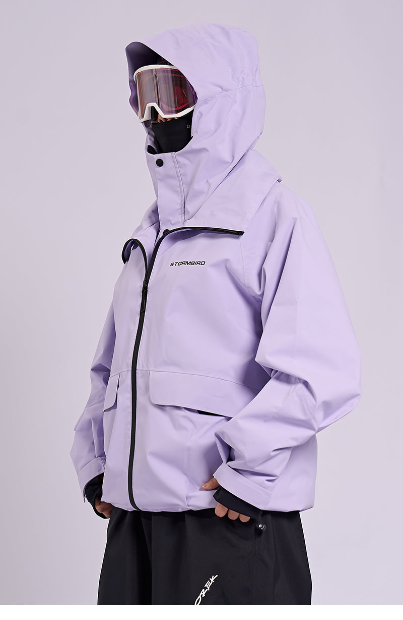 2L Dual-Collar Insulated Ski Jacket - Unisex | Doorek