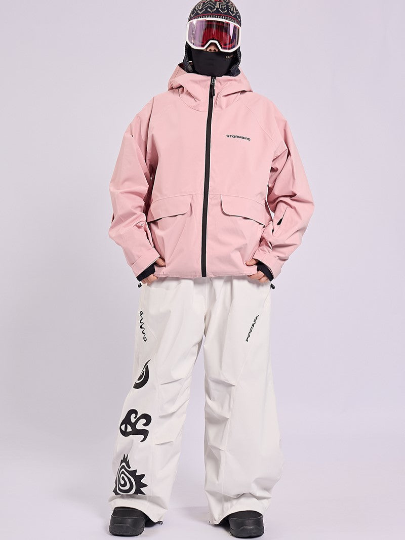 2L Stormbird Baggy Dual-Collar Insulated Ski Jacket - Unisex | Doorek