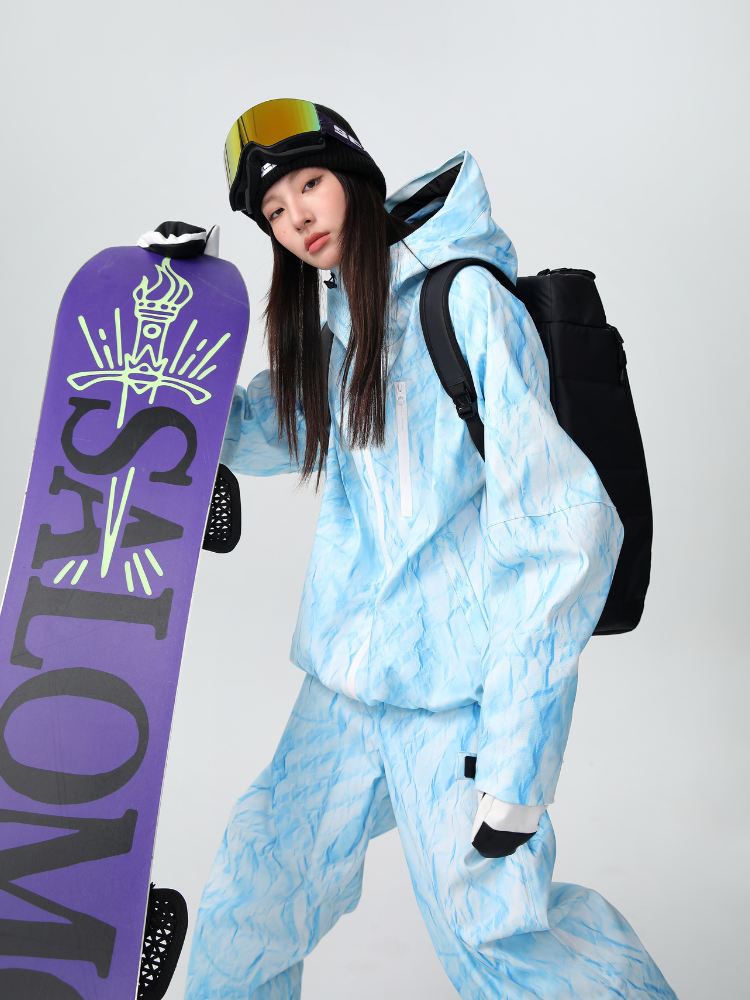Denim Drift Baggy Insulated Snow Suit - Women's | Searipe