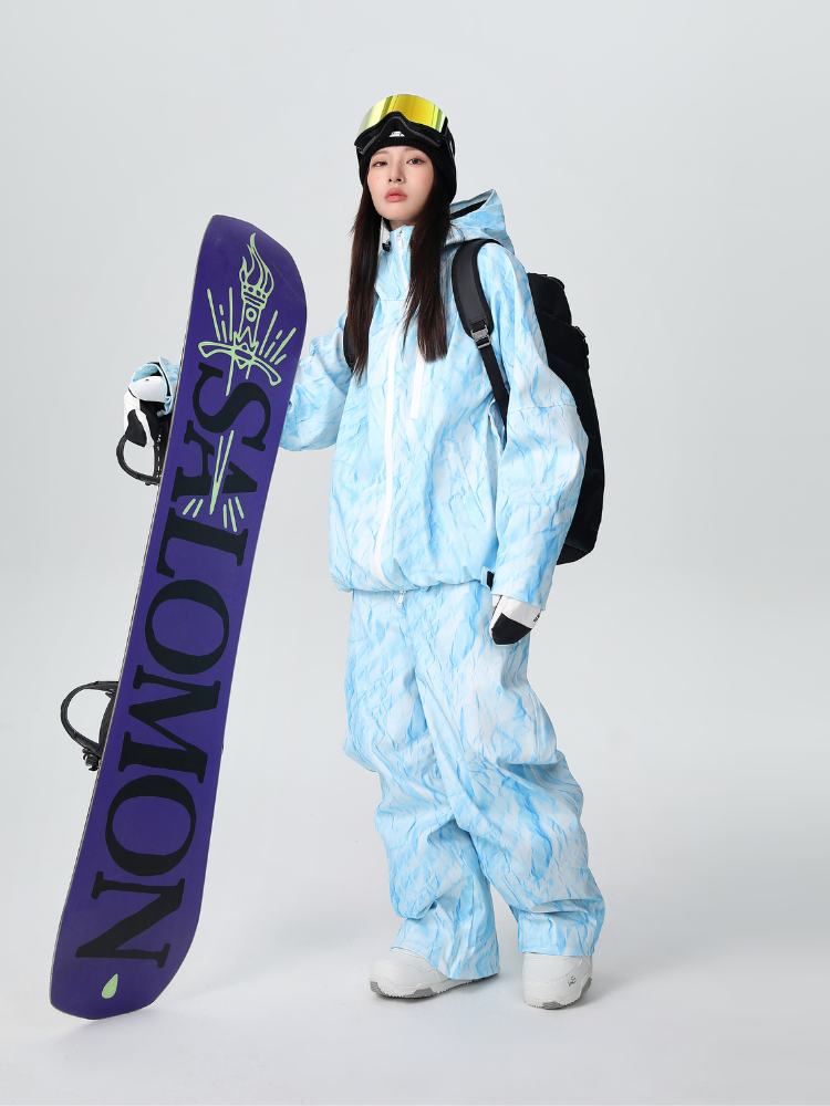 Denim Drift Baggy Insulated Snow Suit - Women's | Searipe