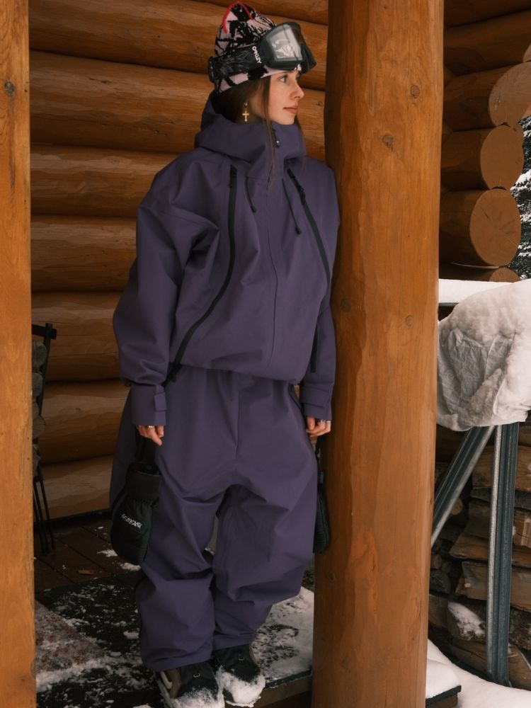GlideFlow Baggy Shell Ski Jacket – Unisex | Doorek